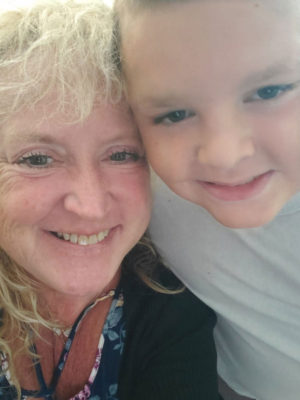 Lainey Lord with her grandson Zach